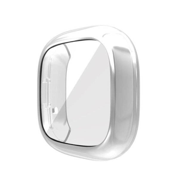 ENKAY HAT PRINCE hållbar ram för Fitbit Sense / Versa 3 - silver Silvergrå