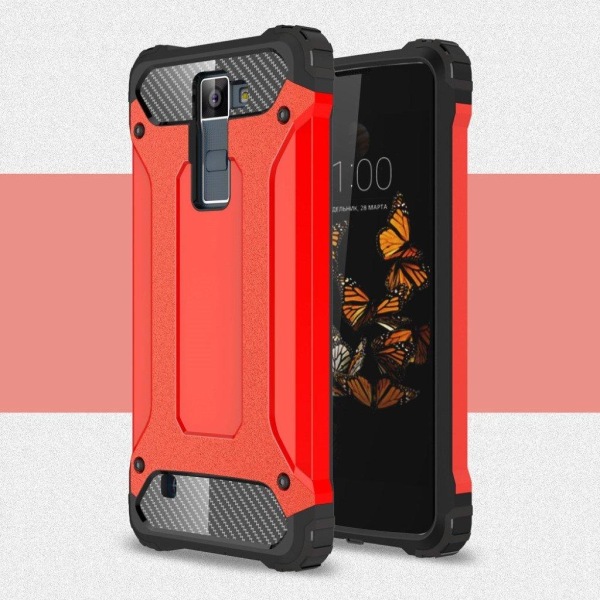 Jernside LG K8 Hybridcover - Rød Red