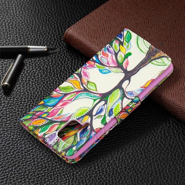 Wonderland Samsung Galaxy A42 5g Flip Etui - Life Træ Multicolor