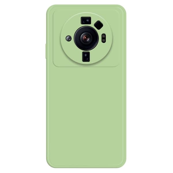 Avfasat gummerat anti-droppskydd för Xiaomi 12S Ultra - Grön Grön