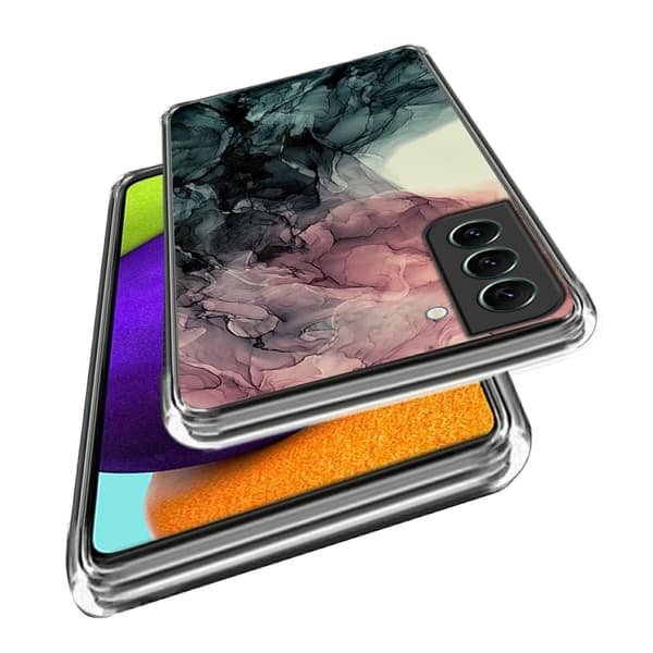 Marmormotiv Samsung Galaxy S24 Plus skal - Stil K Guld