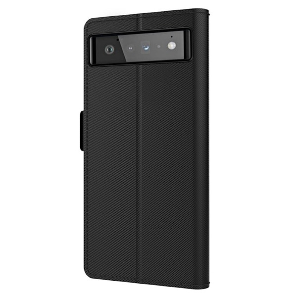 Phone Etui med Make-up Mirror og Slick Design til Google Pixel 6 - Svart Black