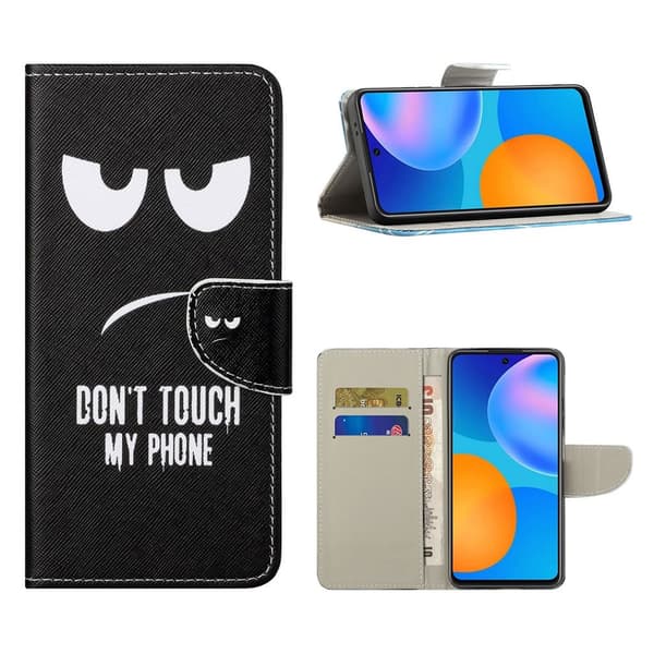 Wonderland Samsung Galaxy S21 Flippetui - Don't Touch My Cell Phone Black