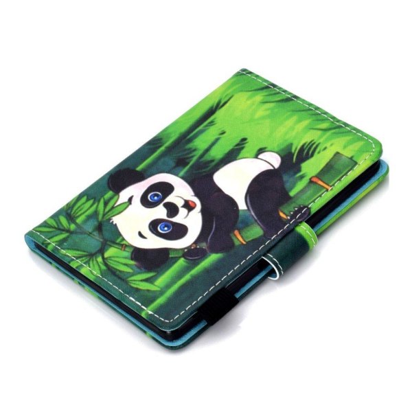 Amazon Kindle (2019) kuviollinen nahkakotelo - Bambu Panda Multicolor