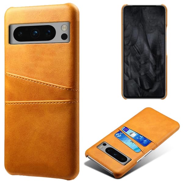Google Pixel 8 Pro skal med korthållare - Orange Orange