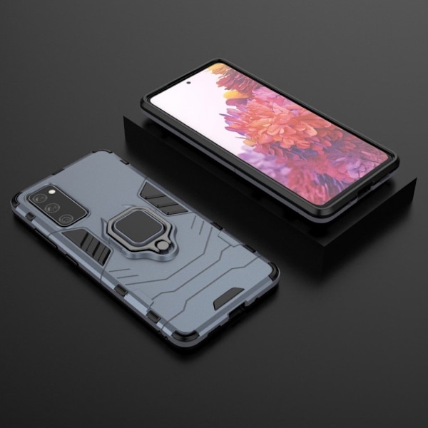 Ring Guard Case Samsung Galaxy S20 Fe 5g / S20 Fe - Grå Blue