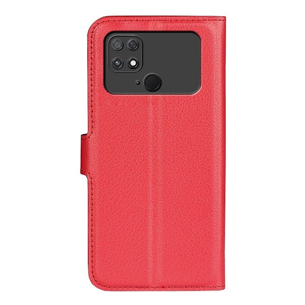 Klassisk Xiaomi Poco C40 Flip Etui - Rød Red