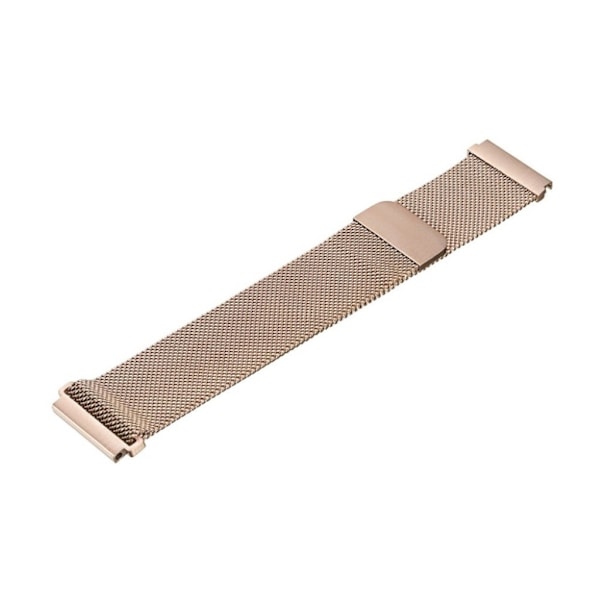 20mm Universal ruostumattomasta teräksestä valmistettu kellonauha - Ruusukulta Pink