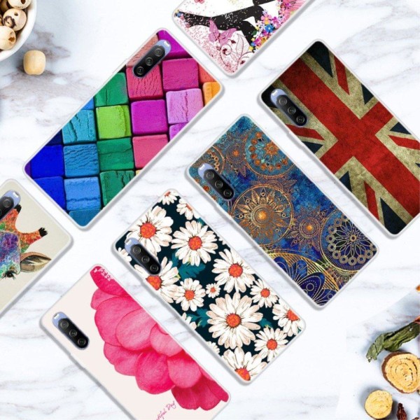 Deco Sony Xperia 10 III Etui - Farverig Blomst Multicolor