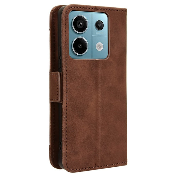 Modernt plånboksfodral till Xiaomi Redmi Note 13 Pro 5G  - Brun Brun