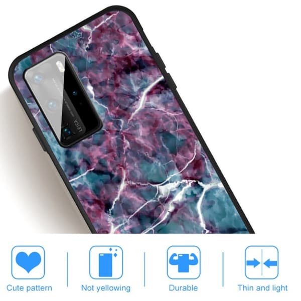 Imagine Huawei P40 Pro kuoret - Marmorikuvio Multicolor