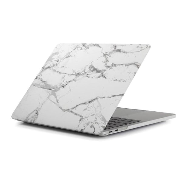 MacBook Pro 15 Touchbar Kuviollinen Kova PC Suojakuori ja Näppäi Silver grey