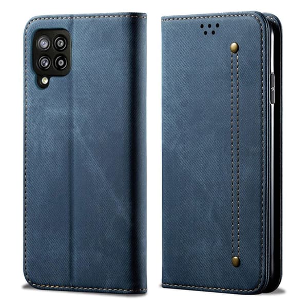 Jeans Samsung Galaxy A42 5G fodral - Blå Blå