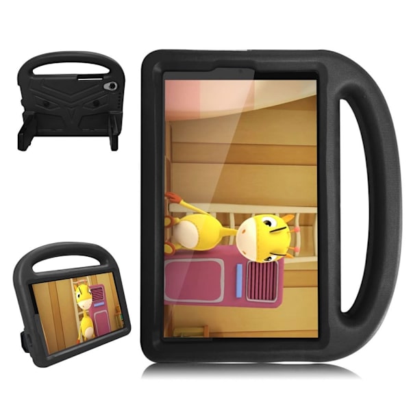 Lenovo Tab M8 EVA-etui i sparrow-stil - Sort Black