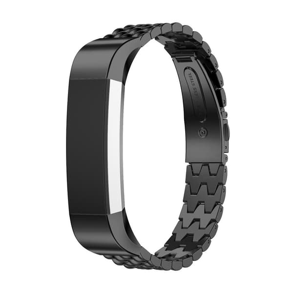 Fitbit Alta armbånd af rustfri stål - Sort Black