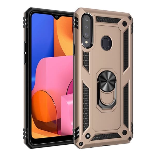 Bofink Combat Samsung Galaxy A20s cover – Guld Gold