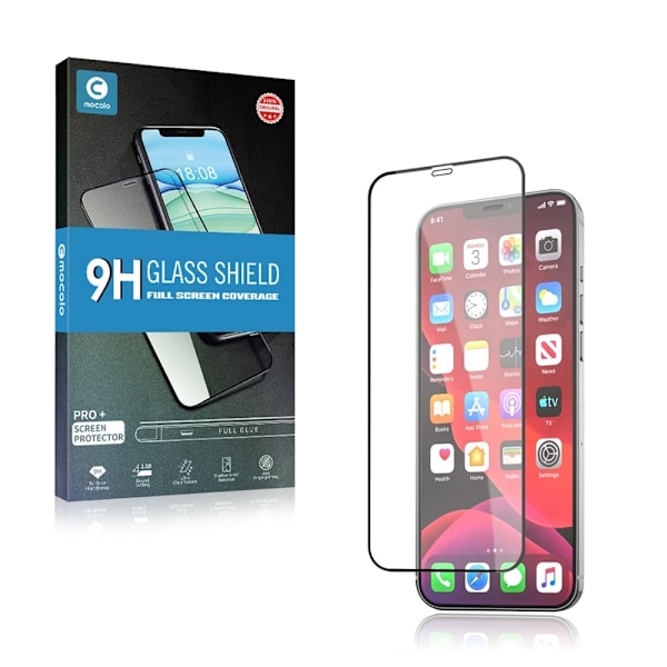 MOCOLO HD iPhone 12 Mini skärmskydd i härdat glas Transparent