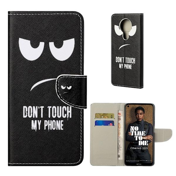 Wonderland Nokia 3.4 Flippetui - Angry Face Black