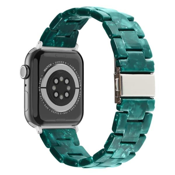 Apple Watch (41mm) urrem i resin-stil - Mat Grøn Green