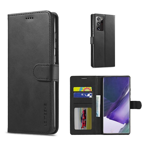 LC.Imeeke läder Samsung Galaxy Note 20 fodral - Svart Svart
