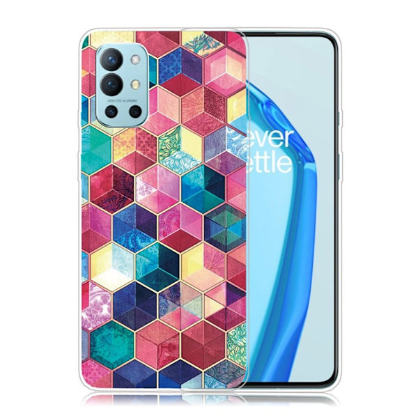 Deco OnePlus 9R Etui - Fargerik Mønster Multicolor