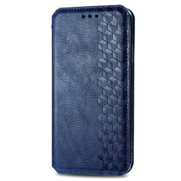 Læretui med A Stilfull Rhombus Imprint til Xiaomi 13 - Blå Blue