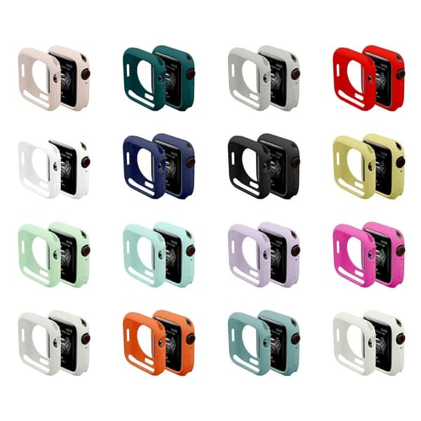 Apple Watch (41 mm) TPU-deksel i godterifarge - Hvit White