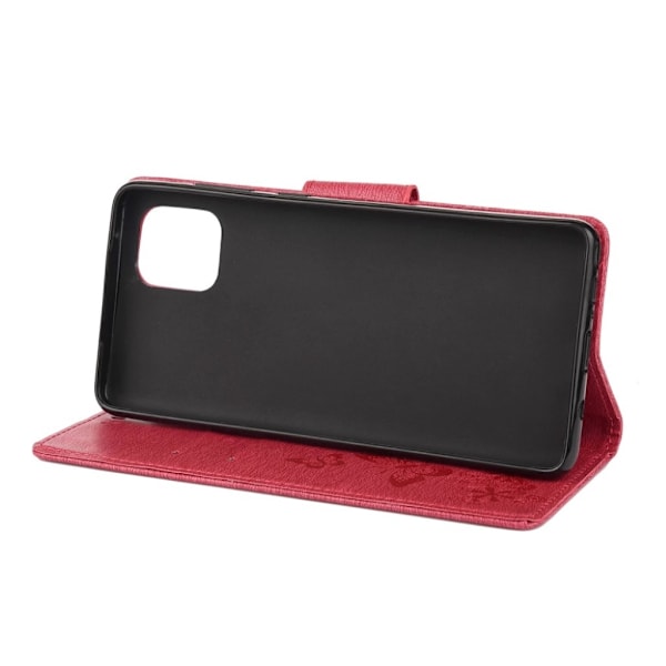 Butterfly Samsung Galaxy Note 10 Lite veske - Rød Red