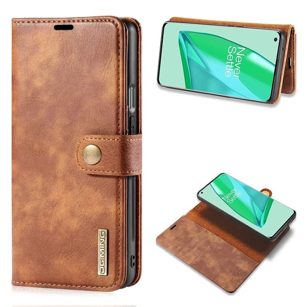 DG.Ming Oneplus 9 Pro 2-in-1 Pung Etui - Brun Brown