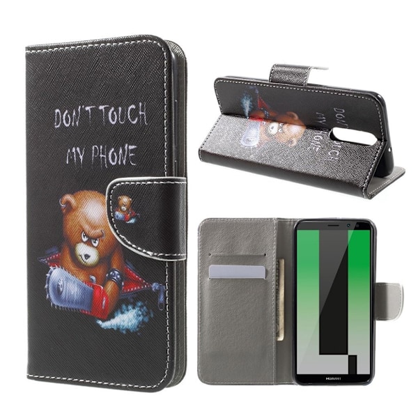Huawei Mate 10 Lite Etui med et smuk print - Brun Bjørn Multicolor