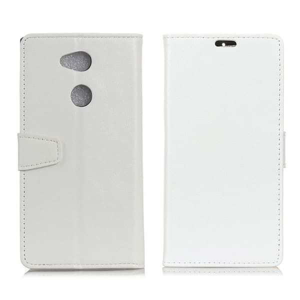 Sony Xperia L2 Etui laget av kunstlær og silikon - Hvit White