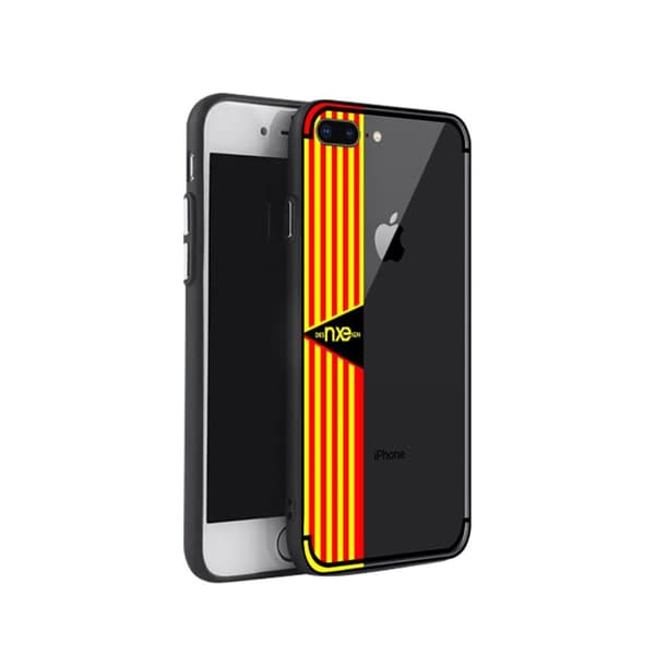 NXE iPhone 7 Plus og 8 Plus Deksel laget av plastikk og silikon - Gul Yellow