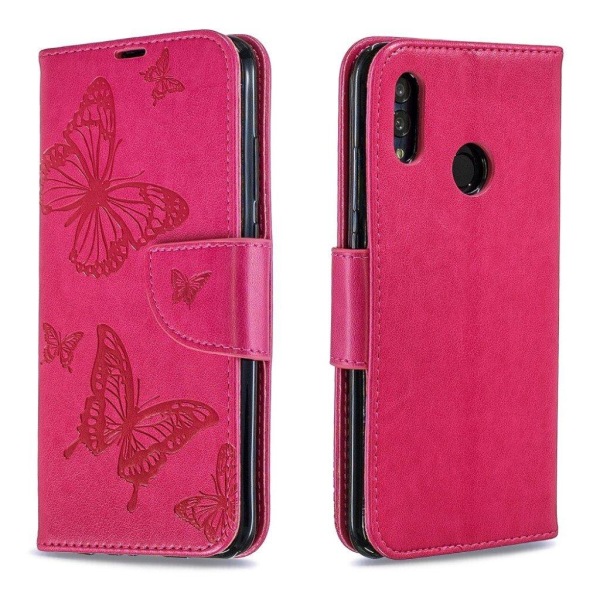 Butterfly Huawei P Smart 2019 kotelot - Ruusu Pink