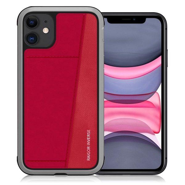 Raigor Inverse JACK -suoja iPhone 11:lle - Punainen Red