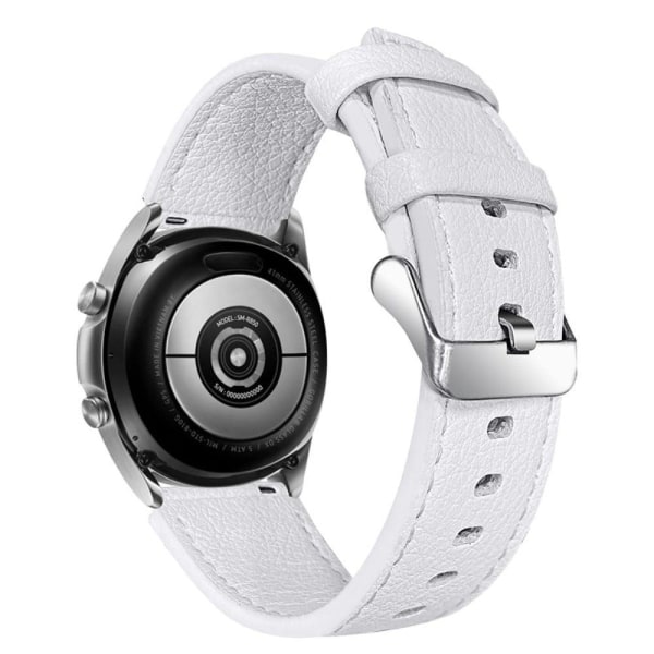 Ticwatch GTX / Pro kuvioitu aito nahkaranneke - Valkoinen White