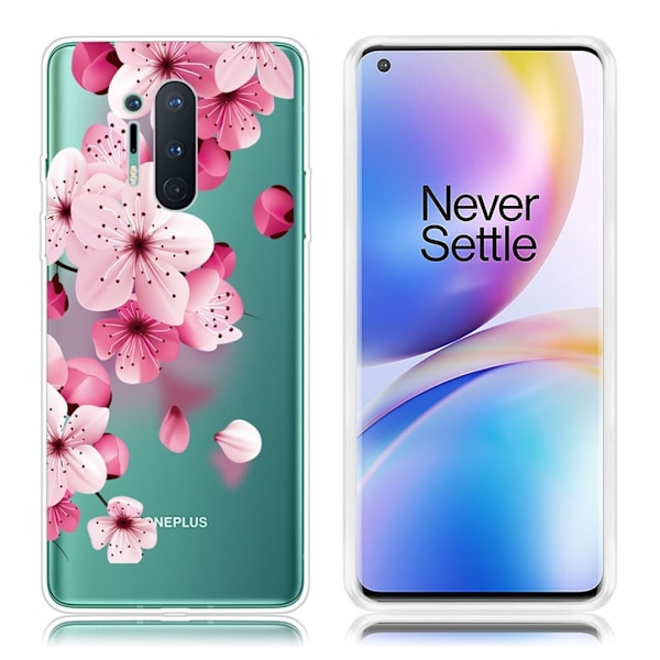 Deco OnePlus 8 Pro kuoret - Kukka Multicolor