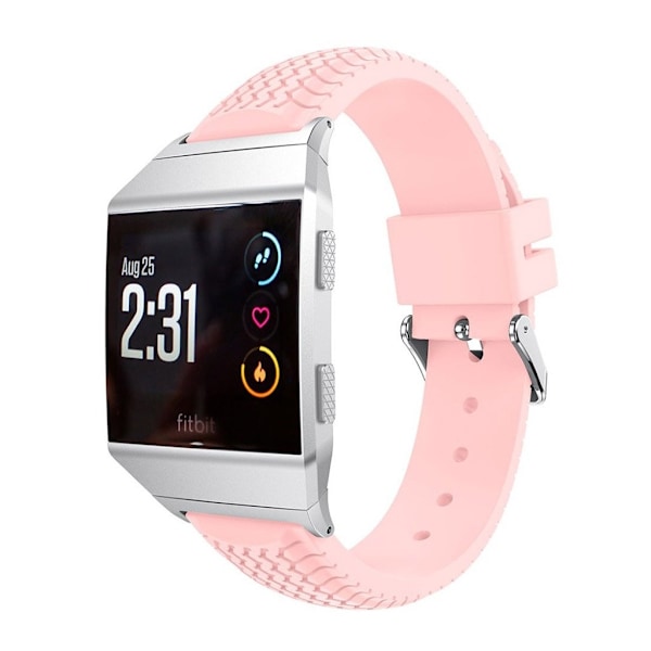 Fitbit Ionic Klockband med däckmönster - Ljus rosa Rosa