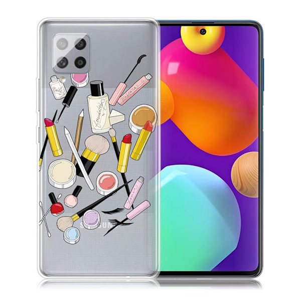 Deco Samsung Galaxy M62 / F62 Etui - Makeups Multicolor