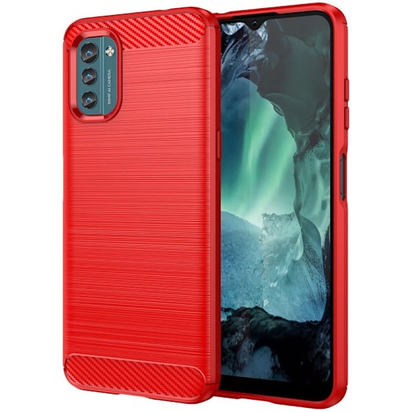 Carbon Flex Nokia G11 / Nokia G21 cover - Rød Red