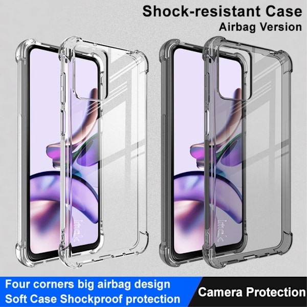 Lux-Case Airbag-skydd för Motorola Moto G23 / G13 Svart