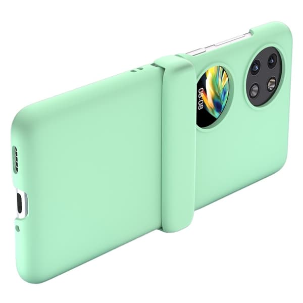 Til Huawei Pocket 2 Hard PC Case Multifunction Hinge Protection Slim Phone Cover - Lysegrøn Green