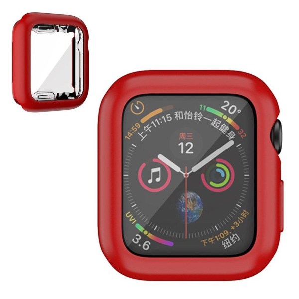 Apple Watch Series 3/2/1 38mm blød glans holdbar ramme - rød Red