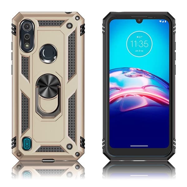 Bofink Combat Motorola Moto E6s (2020) etui - guld Gold