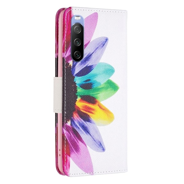 Wonderland Sony Xperia 10 III flip etui - Solsikke Multicolor