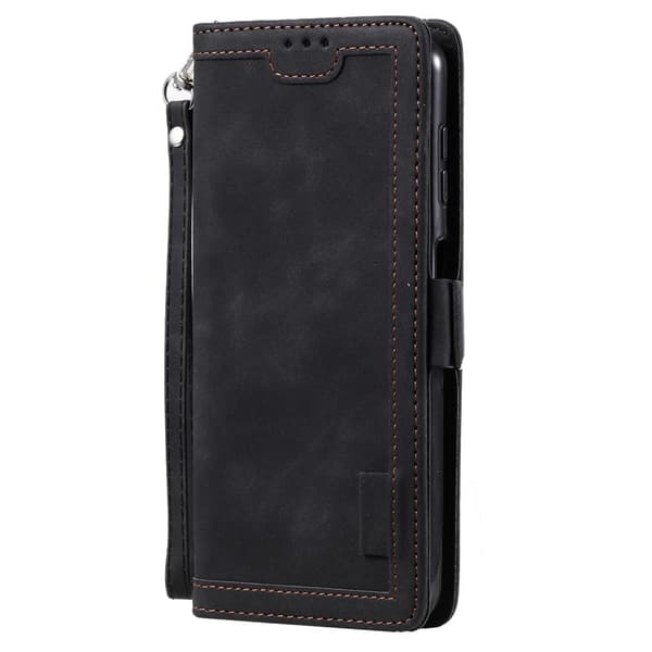 Surburbian Samsung Galaxy S25 Plus læder flip etui - Sort Black