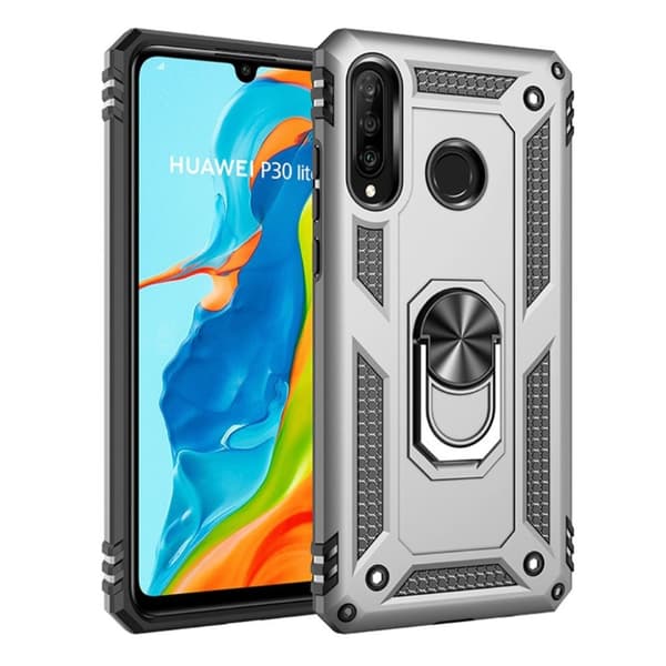 Bofink Combat Huawei P30 Lite cover - Sølv Silver grey