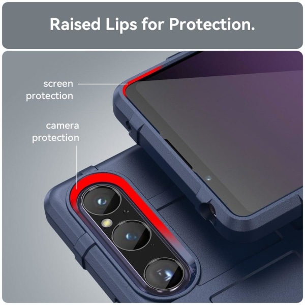 Rugged Shield Sony Xperia 1 V skal - Blå Blå
