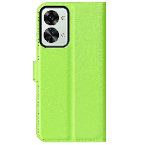Klassisk OnePlus Nord 2T flip etui - Grøn Green