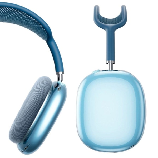 Airpods Max headphone protective case - Transparent Blue Blå