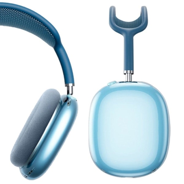 Beskyttelsesetui til Airpods Max-hovedtelefoner - Gennemsigtig Blå Blue